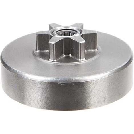 Pignon pour tronçonneuse Homelite 3/8" LP. 6 dents. Hauteur cloche 16,4 mm (1/4)