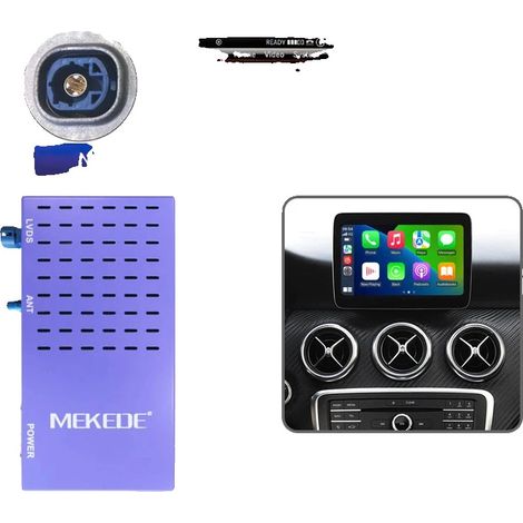 Reproductor de vídeo inteligente para coche, compatible con CarPlay inalámbrico y Android Auto, LA9 NTG4.5 (1/2)