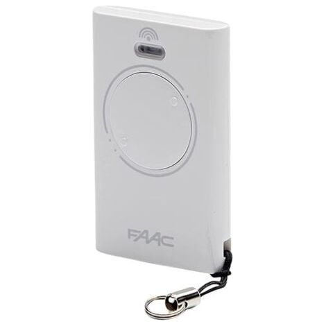 FAAC XT2 2-Kanal-Fernbedienung, 433 MHz, Weiß, Original Rolling-Code-Sender SLH LR - 787007 (1/5)