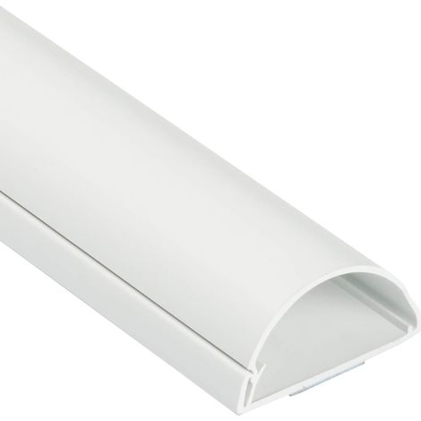 Kit canale per cavi D-line 50x25mm Bianco 1m