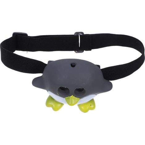 Lampe Frontale pour Garçon et Filles en Abs Léger et Portable Design Animal de Dessin Animé Adorable pour Camping et Promenade en Extérieur
