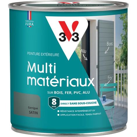 Peinture extérieure Multi-matériaux V33 Garrigue Satin 0,5L