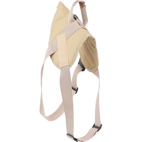 Harnais de dressage pour chien réglable, sans traction, poitrine, pour chien moyen grand, activités extérieures, kaki, taille M (1/5)