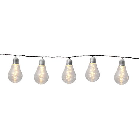 LED-Solarkette "Glow", 10x 5 LED, klar, Kunststoff (1/5)