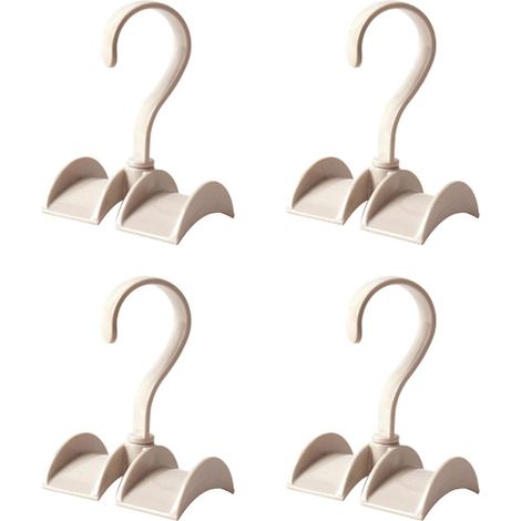 Porte-sac Pivotant - Porte-accessoires Pour Ceintures Cravates Écharpes Chapeaux - 4 Pièces (1/5)