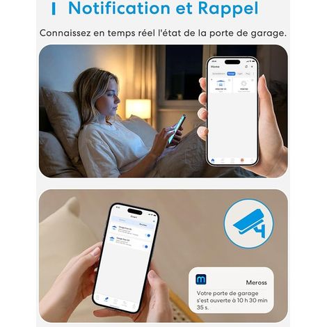 Ouvre-Porte de Garage WiFi Intelligent avec Notifications (1/2)