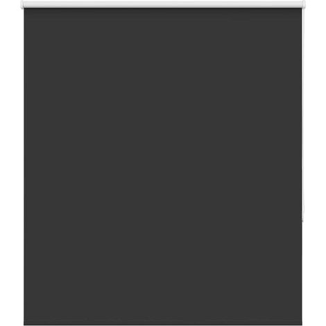 Maison Exclusive - Estor Enrollable Opaco negro 135x175 cm Tela A