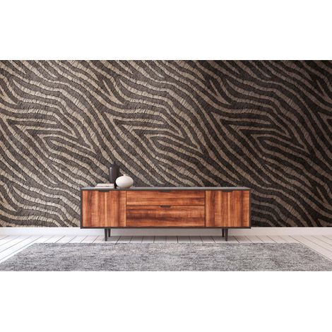 A.S. Creation Fototapete Livingwalls The Wall II 392361 Ein Motiv pro Rolle 2.80 x 1.59 m Naturoptik Braun (1/3)