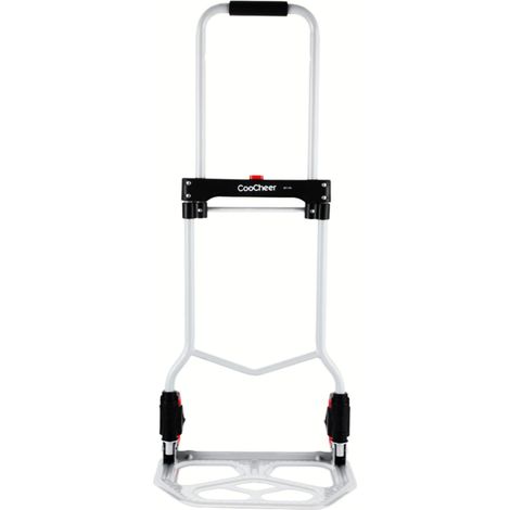 Carrello in alluminio, carrello pieghevole per il trasporto, pieghevole, ideale per l'industria e la casa, portata massima 120 kg (1/5)