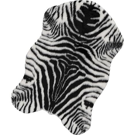 Tapis de Sol de Poisson à Rayures Zébrées Paillasson Antidérapant Coussin de Sol Résistant à l'usure Tapis Absorbant pour Salle de Bain Salon Cuisine Motif Animal Décoratif (1/5)