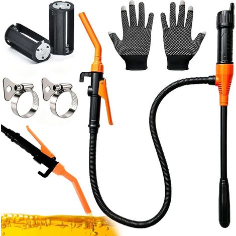 Elektrische Kraftstoffpumpe – Batteriebetrieben, 2,4 GPM (9 l/min) Kraftstoffförderpumpe, elektrische Benzinpumpe, für Benzin, Diesel, Motoröl, Kraftstoffe (1/5)