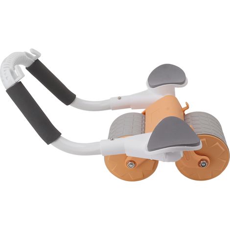 Rouleau abdominal avec support pour les coudes, retour automatique, appareil de fitness multifonctionnel et facile à transporter