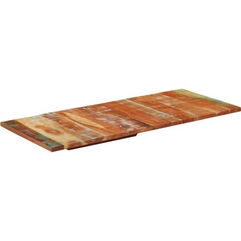 Tischplatte Rechteckig 60x140 cm 25-27 mm Altholz Massiv vidaXL