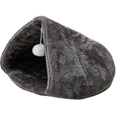 Nid-piège douillet en peluche pour chat, tente chaude pour petits chiens, fond épais (1/5)