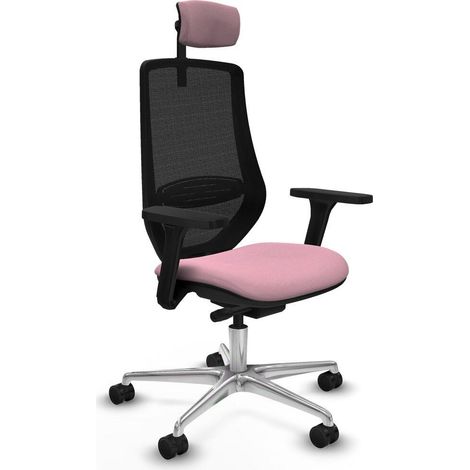 Piqueras y Crespo D086N2W Silla de Oficina Rosa Cómoda (1/3)