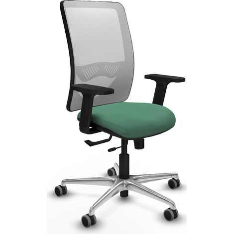 Sedia da ufficio piqueras y crespo Zulema bianco alluminio (1/2)