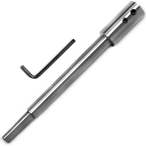 Rallonge Extra Longue 170 mm pour Mèche Forstner (Queue 3/8") - Tiges d'Extension pour Perçage Profond du Bois (1/5)