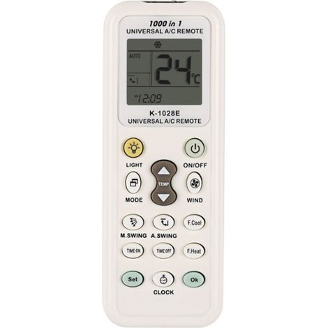 Télécommande Universelle Climatiseur 1000 en 1 Multifonction pour Remplacement (1/5)