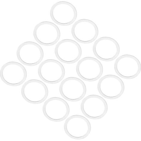 120 rondelles plates en acier inoxydable pour vis, boulons et écrous - Référence 4807-1215-0250 (1/5)