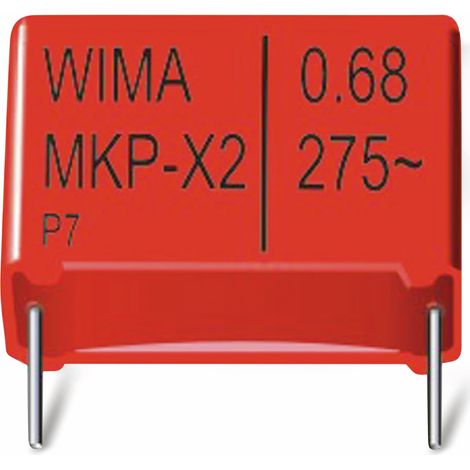 WIMA Folienkondensator, 0,22 UF, 305 V-, radial, RM 15, MKX2AW32204F00KSSD