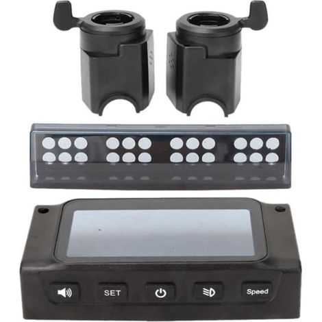Hameçon,Couvercle de moniteur LCD pour KUGOO S1 S2 S3 Scooter de 8 pouces avec poignée de frein d\'accélérateur - Type Black (1/4)