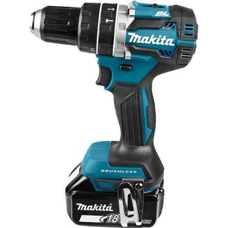 Makita DHP484RGJW - trapano avvitatore a percussione rotante - a batteria - 2 velocità - mandrino autocentrante 13 mm - 54 N-m (1/5)