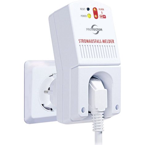 [NEUWERTIG] B-Ware Protector 30003 Stromausfall Melder Steckdose Melder Gefahrenmelder Meldegerät