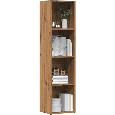 Estantería de madera ingeniería roble artisan 36x30x143 cm vidaXL