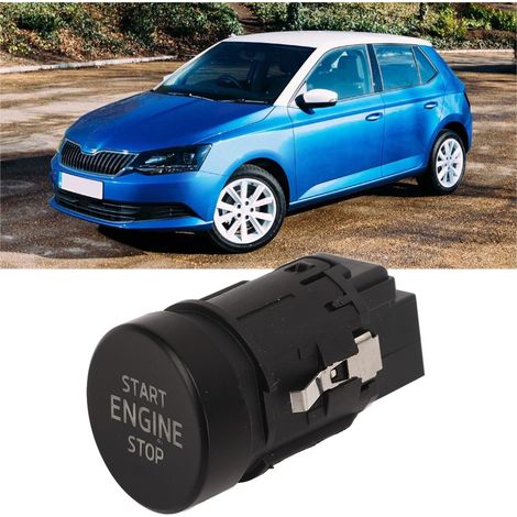 Skoda Fabia Octavia Rapid Motorstart/Stopp-Knopf ab 2013 5E0905217 (1/5)