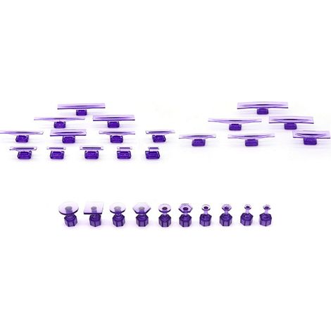 Kit de débosselage sans peinture pour carrosserie de 28 pièces, outil de réparation de bosse, résultat professionnel sans repeindre (1/5)