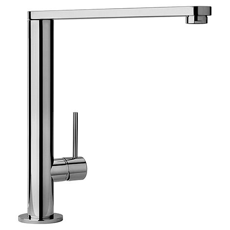 Rubinetto Miscelatore monoforo per lavello cucina Piralla serie Essenza con bocca a fontana orientabile a 90° 0ES00141A16 cromato (1/2)