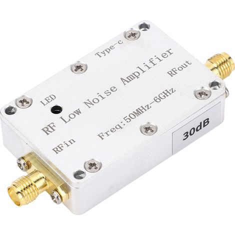 Module récepteur commutateur RF faible bruit 30 dB 50 MHz-6 GHz pour bandes P VHF UHF S L C alimentation unique 5V