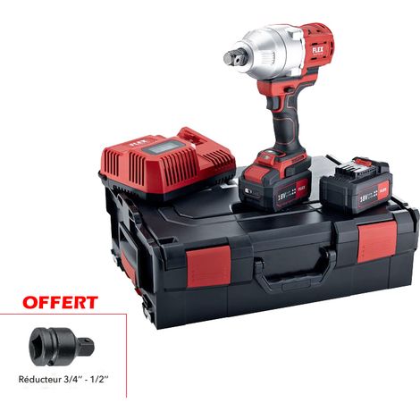 Clé à choc sur batterie IW 3/4' 18.0-EC/5.0 Set FLEX - 920304