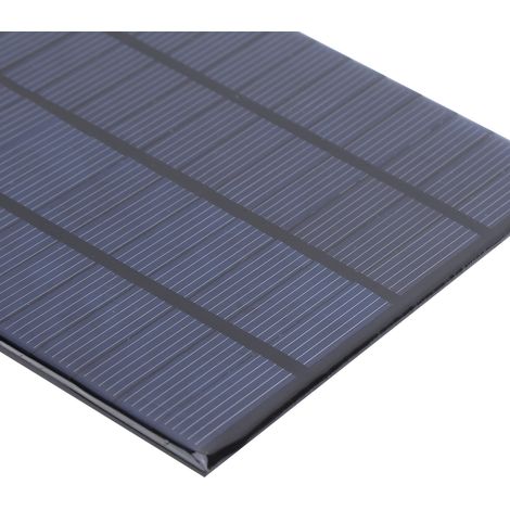 DC12V 150mA Solarmodul mit Epoxidharzbeschichtung + 1 Meter rotes und schwarzes Kabel (1/5)