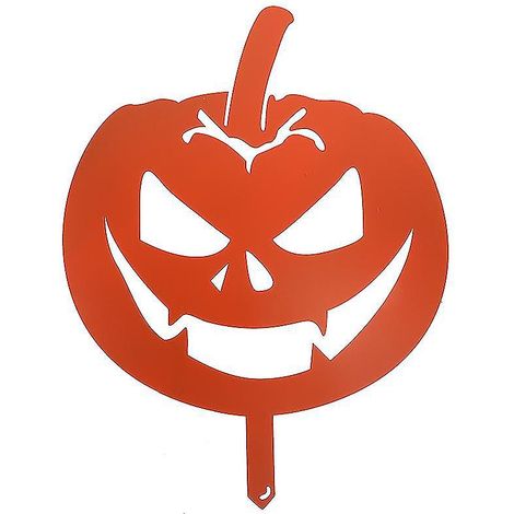 Stück Kürbis-Gartendekoration aus Metall für Halloween-Dekorationen