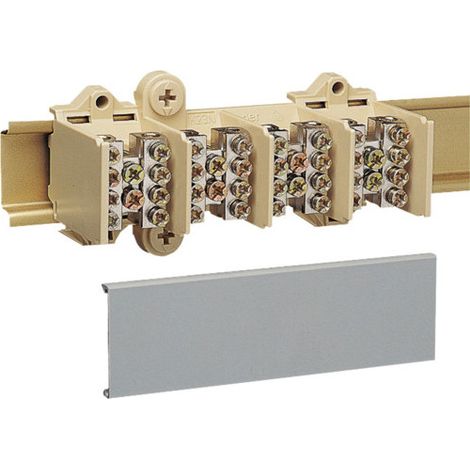 Bloc jonction 4P 2X25 + 4X16 + couvercle de protection (K024)
