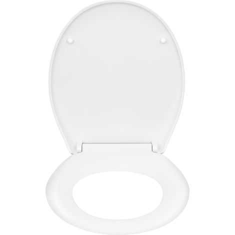 WOLTU Heavy Duty Soft Close Quick Release Toilet Seat with Top Fixing Fittings.White (1/5)