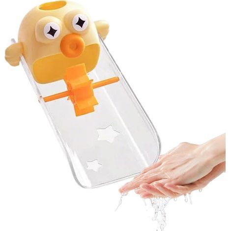 CCYKXA  Toddler Sink Extension, 2 Silicone Bath Faucet Extensions – Outdoor Faucet Extension, Water Spout Extension, Children's Bathroom Sink Faucet Extension