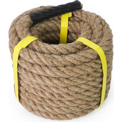 1 Corde en jute 14mm, 15M fibres naturelles torsadées, résistante humidité, pour jardin sport bricolage (1/5)