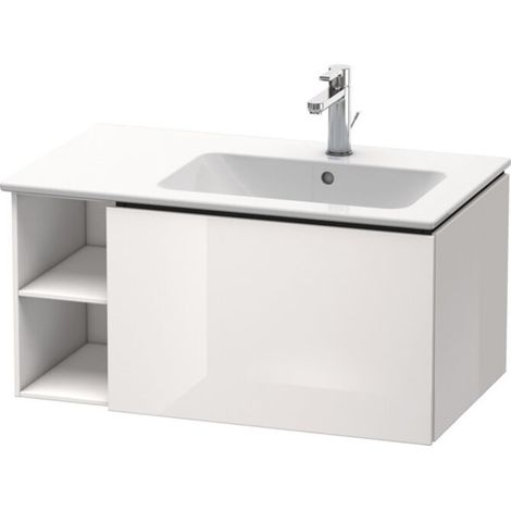 Duravit L-Cube Meuble sous-lavabo suspendu, 1 tiroir, étagère sur (1/5)