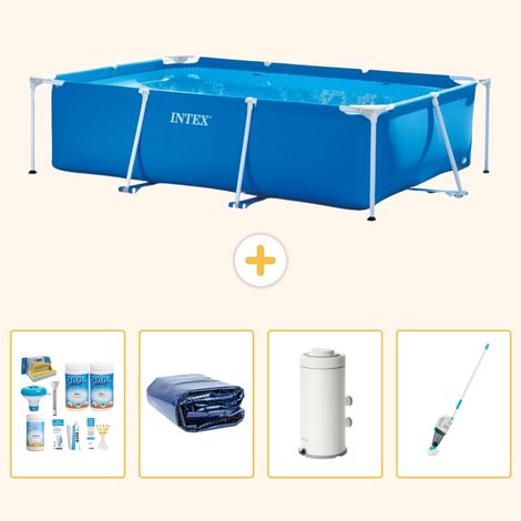 Intex Piscine Tubulaire Rectangulaire - 300x200x75 cm - 5-pièces S136 (1/5)