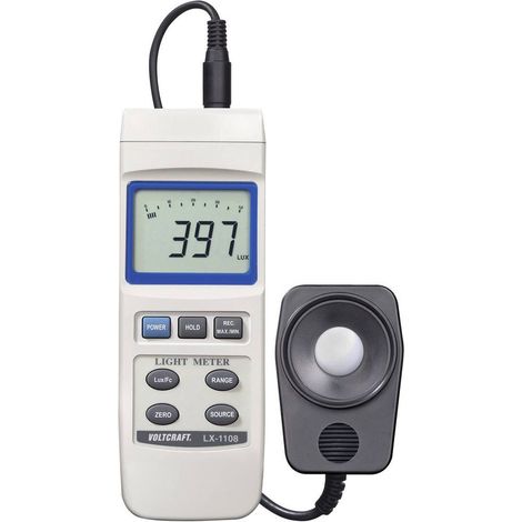 Luxmètre VOLTCRAFT LX-1108 0 - 400000 lx Q59663 (1/2)