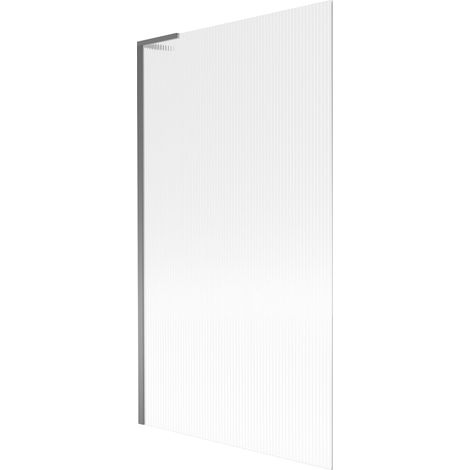 Mexen Next L paravento vasca da bagno 1-anta 100 x 150 cm, righe, gun metal - 895-100-000-03-09-95 (1/5)