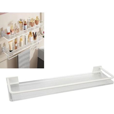 Étagère de douche - 30 cm - Étagère murale - Étagère de salle de bain - Panier de douche - Accessoires de salle de bain - Installation sans perçage (1/5)