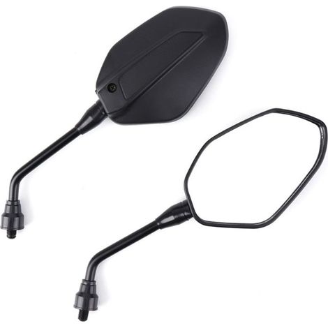 Specchietto retrovisore per moto con E-mark RSX3 specchietto nero (1/5)