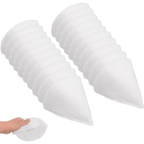 Lot de 20 Filtres Coniques G4,DN125 180mm,Filtre Thermoscellé Sans Adhésif,Insonorisant,Tapis Filtrant Universel pour Système de Ventilation (1/5)