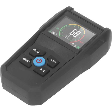4-in-1 Feuchtigkeitsmessgerät ohne Stifte, digitales LCD-Messgerät für Holz und Materialien (1/5)
