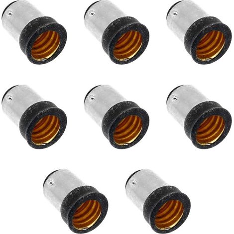 Adaptateur de Lumière LED- Convertisseurs de Support de Lampe de 8 Pcs Adaptateur de Base de Bulbe Accessoire de Support D' Ampoule (B15 à E14) (1/5)
