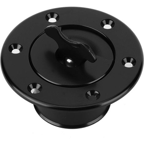 Kit de bouchon de réservoir tampon de carburant en alliage d'aluminium de 35,5 mm/1,4 po de diamètre intérieur avec ouverture à 6 boulons (1/5)