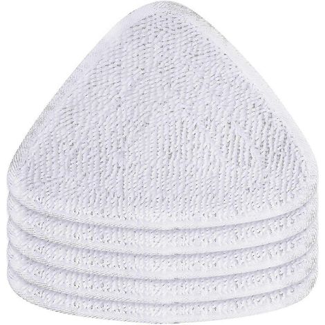 AURA Lot de 6 housses de rechange pour nettoyeur vapeur et balai à franges. (1/5)